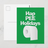 Toilettenpapier Postkarte (Vorne/Hinten)