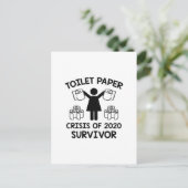 Toilettenpapier Postkarte (Stehend Vorderseite)