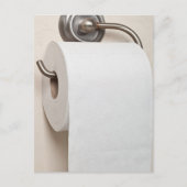 Toilettenpapier Postkarte (Vorderseite)