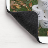 Toilettenpapier Pyramide Mousepad (Ecke)