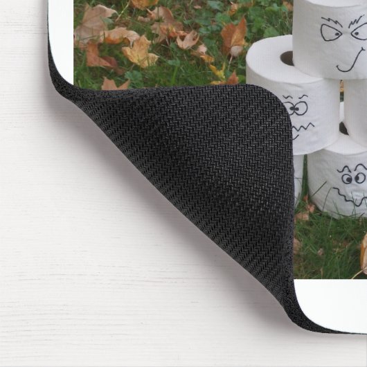 Toilettenpapier Pyramide Mousepad (Ecke)