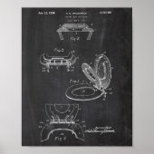 Toilettenpapier Roll Patent Poster (Vorne)