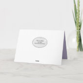 Toilettenpapier-Rollen Karte (Rückseite)