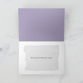 Toilettenpapier-Rollen Karte (Innenseite)