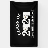 Toilettenpapier-Rollkurs 2020 lustiger Abschluss Banner (Vertikal)