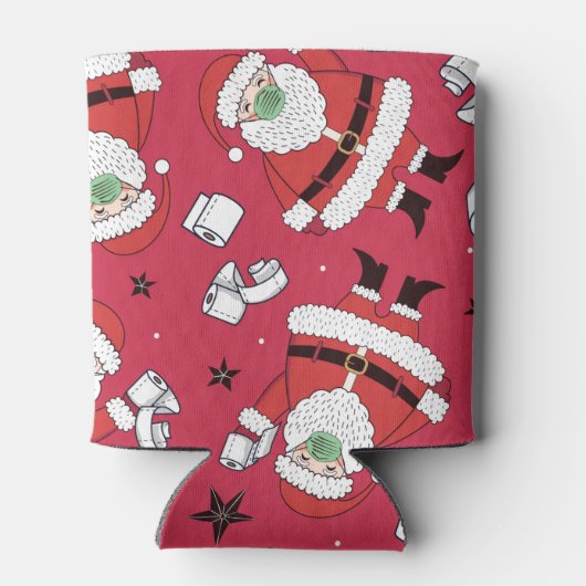 Toilettenpapier Santa Clause Dosenkühler (Rückseite)