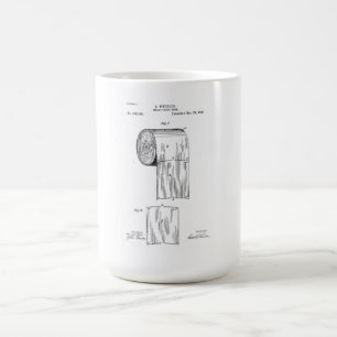 Toilettenpapier Vintag Kaffeetasse