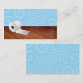 Toilettenpapier-Visitenkarten Visitenkarte (Vorne/Hinten)