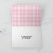 Toilettenpapier zum 70. Geburtstag auf karierter R Karte (Innenseite)