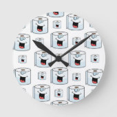 Toilettenpapieruhr Runde Wanduhr (Vorderseite)