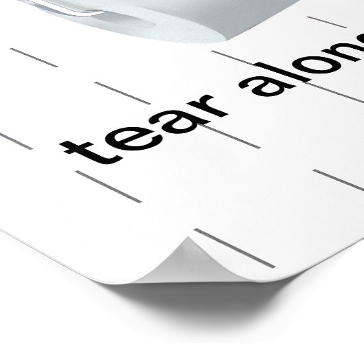 Toilettenposter Spaß Poster (Ecke)