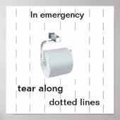 Toilettenposter Spaß Poster (Vorne)