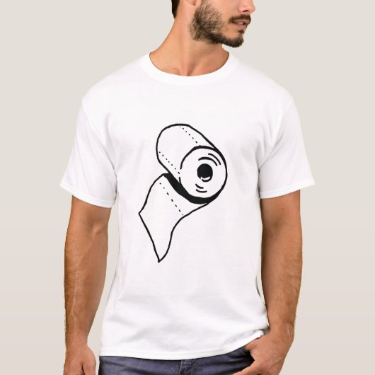Toilettenrollen T-Shirt (Vorderseite)
