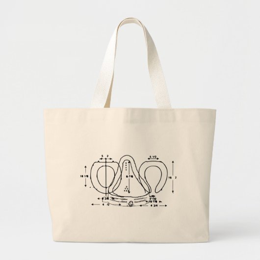 Toilettensitz Jumbo Stoffbeutel (Vorne)