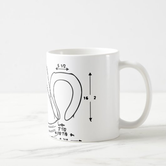 Toilettensitz Kaffeetasse (Rechts)