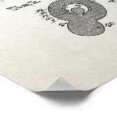 Toilettensitz-Patent Poster (Ecke)