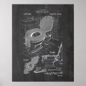 Toilettensitz-Patent Poster (Vorne)