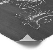 Toilettensitz und Deckenpatent - Kopfbrett Poster (Ecke)