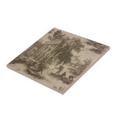 Toilettenszene Fliese (Seite)