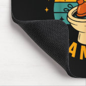 Toilettenverstopfungs Chamon Lustiger Badezimmer V Mousepad (Ecke)