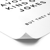 Toilettenwitz Kunst Leinwand Poster (Ecke)