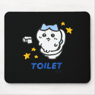 Toilettenzeit Chikawa Meme Lustiges T-Shirt Mousepad