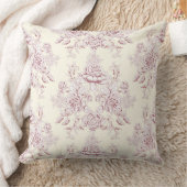 Toilpeony, mittlere Wiederholung, Muster, Pastellf Kissen (Decke)