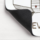 Toind Behind Camper Caravan Personalisiert Mouse P Mousepad (Ecke)