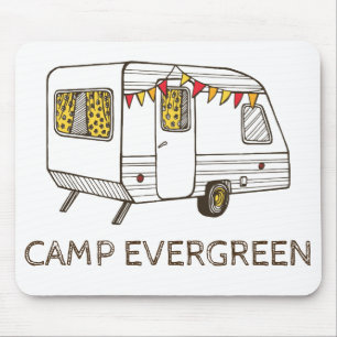 Toind Behind Camper Caravan Personalisiert Mouse P Mousepad