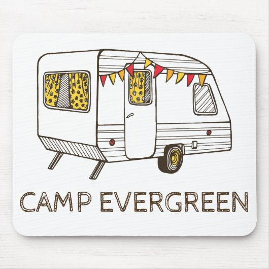 Toind Behind Camper Caravan Personalisiert Mouse P Mousepad (Vorne)