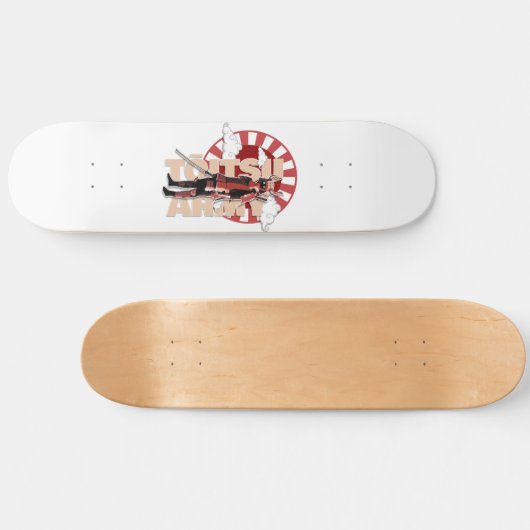 Toitsu Army Red Samurai Skateboard (Horizontal)