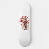 Toitsu Army Red Samurai Skateboard (Vorderseite)
