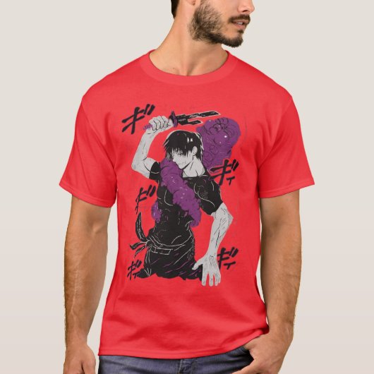 toji animeoji fushiguro funny T-Shirt (Vorderseite)