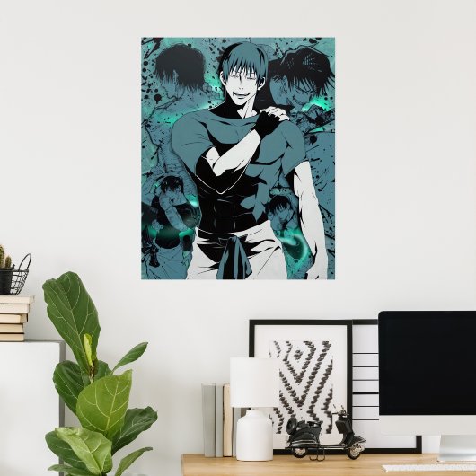 Toji Fushiguro Poster (Heimbüro)