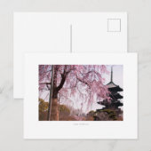Toji Temple Postkarte (Vorne/Hinten)