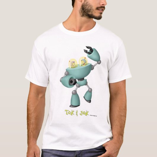 Tok & Jok TokBot vs. JokBot White Shirts (Vorderseite)