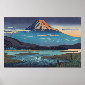Tokaido Fujikawa 1939 von Tsuchiya Koitsu Poster