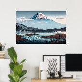 Tokaido Fujikawa von Tsuchiya Koitsu Poster (Heimbüro)