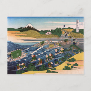 Tokaido Kanaya No Fuji, Katsushika Hokusai Postkarte