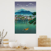 Tokaido Numazu Harbour von Tsuchiya Koitsu Poster (Küche)