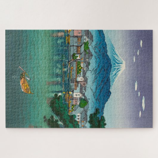 Tokaido Numazu Harbour von Tsuchiya Koitsu Puzzle (Horizontal)