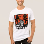 Tokaido-Straße - Japan - Samurai Tri-Blend Shirt (Vorderseite)