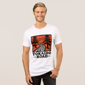 Tokaido-Straße - Japan - Samurai Tri-Blend Shirt (Vorderseite voll)