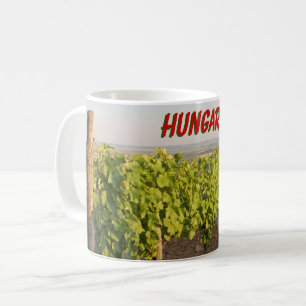 Tokaj Weinberge, Ungarn Kaffeetasse