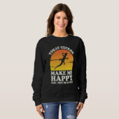 Tokay Geckos Make Me Happy Tokay Gecko Clothes Tok Sweatshirt (Vorne ganz)