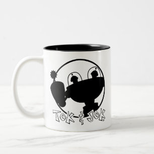 TokBOT & JokBOT-Tasse Zweifarbige Tasse