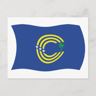 Tokelau-Flag-Postkarte Postkarte