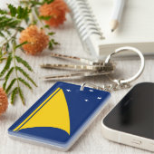 Tokelau Flag Schlüsselanhänger (Vorderseite rechts)