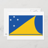 Tokelau-Flagge Postkarte (Vorne/Hinten)