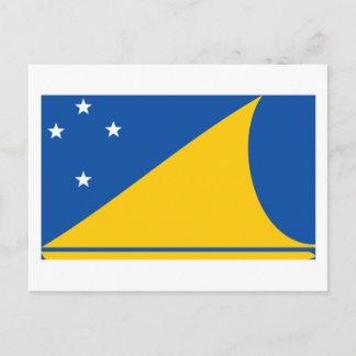 Tokelau-Flagge Postkarte